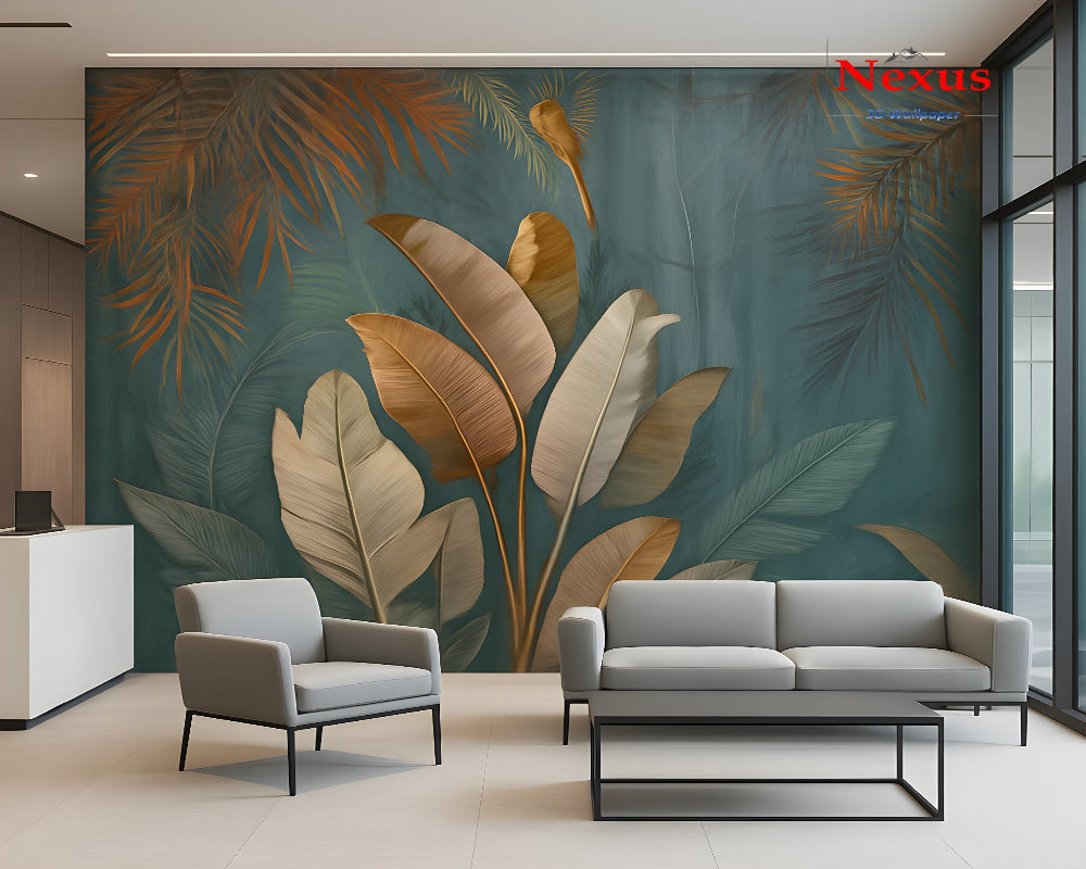 3D Wallpaper Tropical Luxe